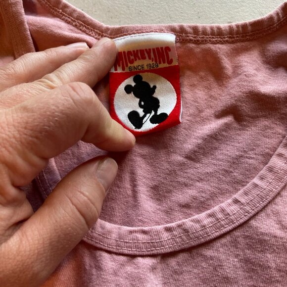 Disney's Dixie Landing Resort Tank Top Women's Pink Cotton Size Large - Picture 3 of 7